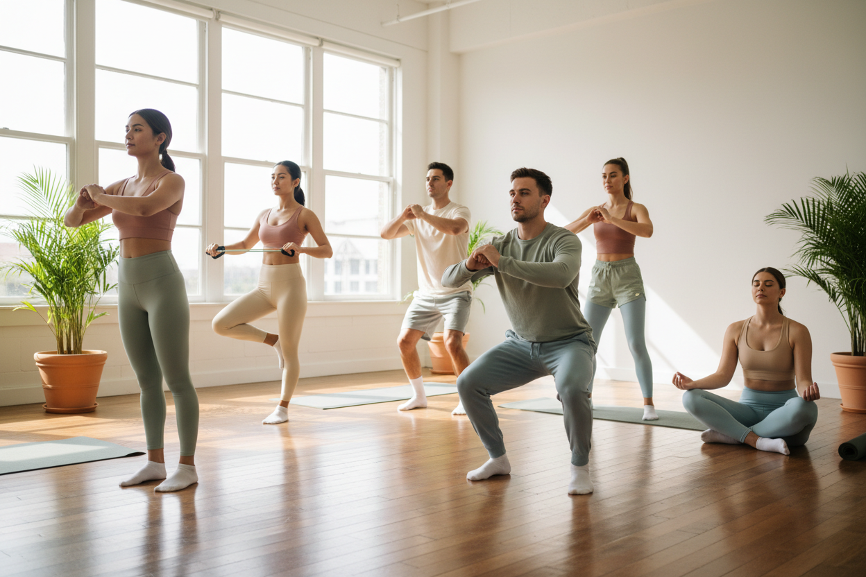 Que todos lleven ropa de deporte 